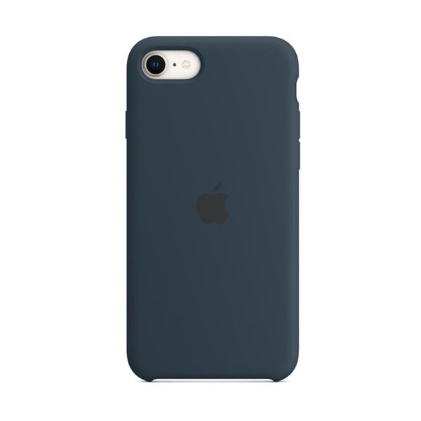 Apple iPhone SE Silicone Cover Abyss Blue Θήκη Κινητού