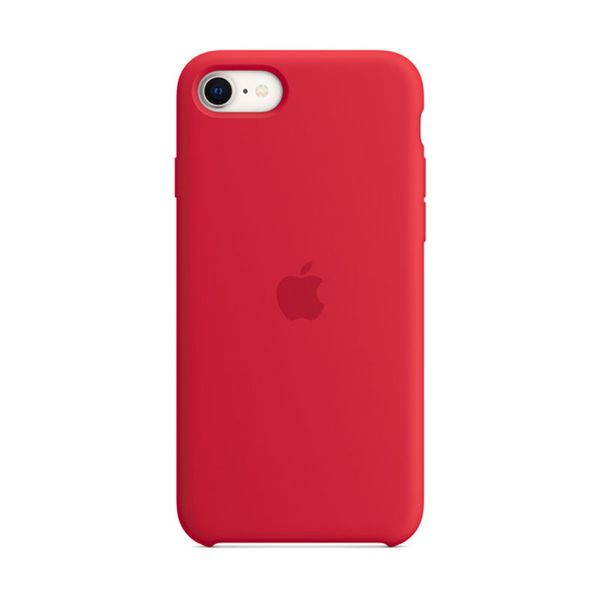 Apple iPhone SE Silicone Cover Red Θήκη Κινητού