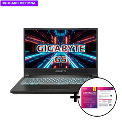 Gigabyte G5 MD i5-11400H/16/512GB/RTX 3050 Ti 4GB Laptop & ZoneAlarm Extreme Security for Institutions 1 Device, 2 Years Software