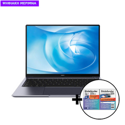 Huawei Matebook 14 R7-4800H/8GB/512GB Laptop & Bitdefender Total Security (1 Device, 2 Years) Software