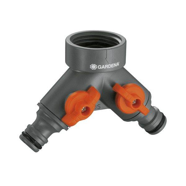 Gardena 938-20 Διπλή Παροχή Λοξή Αντάπτορας