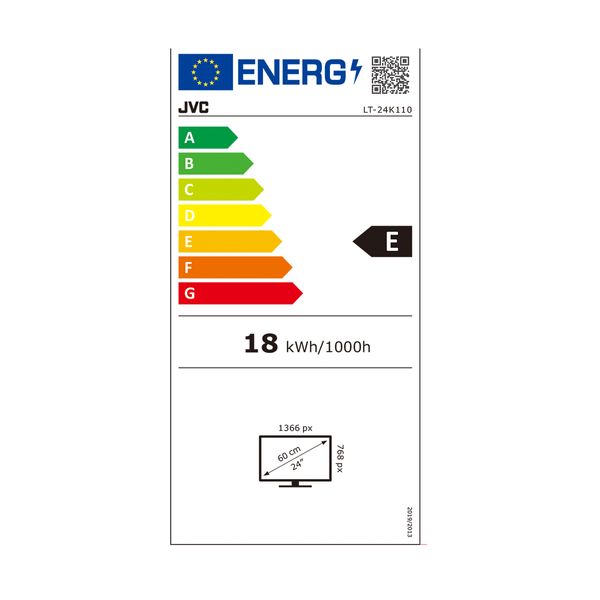 JVC LED LT24K110 24" Τηλεόραση HD Ready
