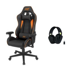 ADX Race 19 Black/Orange Gaming Καρέκλα & Logitech G435 Black Gaming Headset