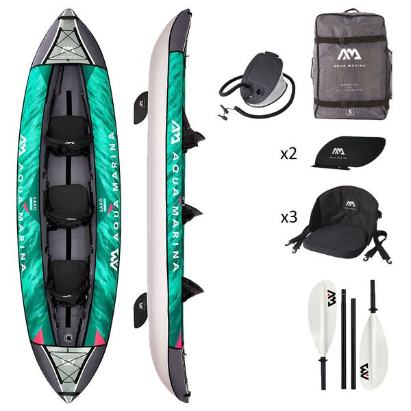 Aqua Marina Aqua Marina Laxo-380 Recreational Kayak - 3 person Κανό - Kayak