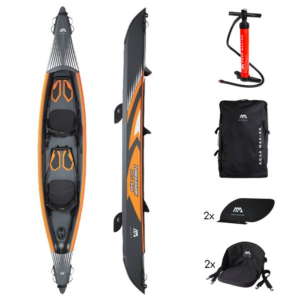 Aqua Marina Aqua Marina Tomahawk AIR-K 440 2-person DWF High-end kayak Κανό - Kayak