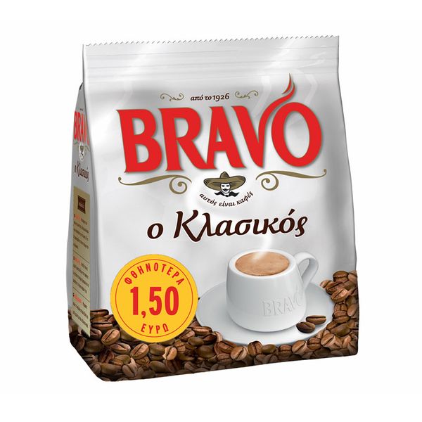 Bravo Bravo Καφές Ελληνικός Κλασικός 485gr