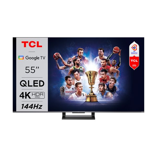 TCL QLED 55C735 55" Τηλεόραση Google TV 4K
