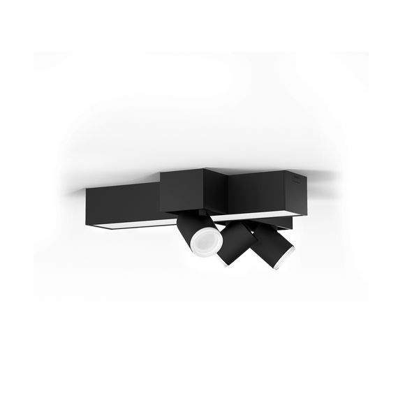 Philips Hue Centris 3-Spot Cross Black Οροφής Φωτιστικό