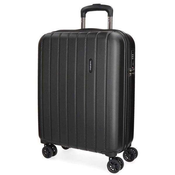Movom Movom Wood 55x20x40cm Black Βαλίτσα Ταξιδίου