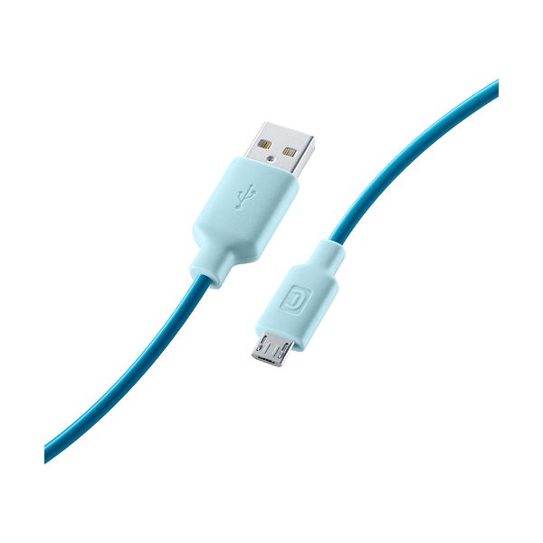 Cellular Line Cellular Line microUSB Smart 100cm Blue Καλώδιο USB