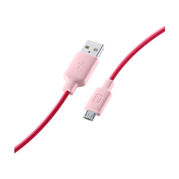 Cellular Line Cellular Line micro USB Smart 1m Pink Καλώδιο USB