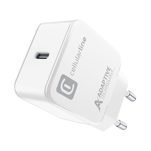 Cellular Line Cellular Line Type-C 15W White Φορτιστής Κινητού