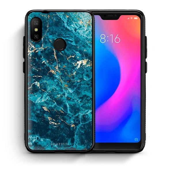 Smartfits Smartfits Marble Blue - Xiaomi Mi A2 Lite θήκη