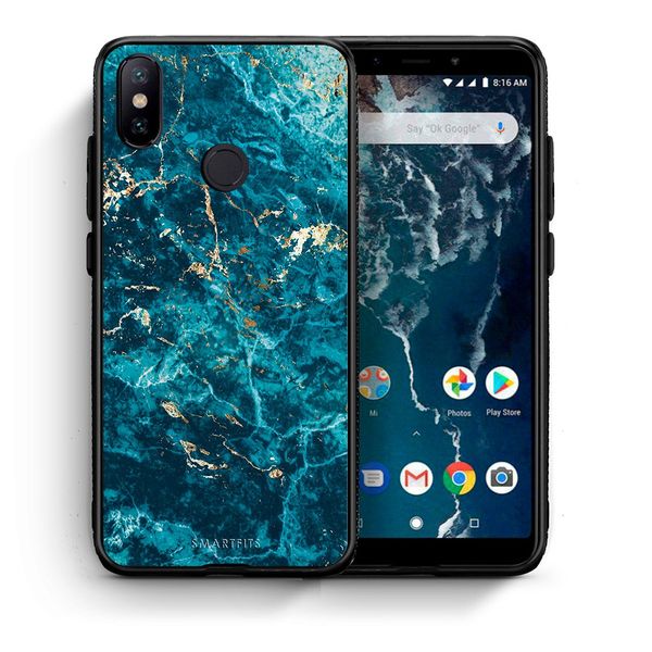 Smartfits Smartfits Marble Blue - Xiaomi Mi A2 θήκη