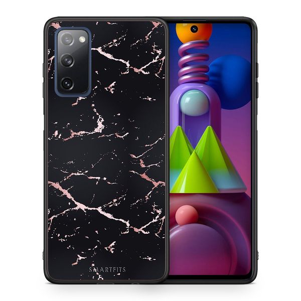 Smartfits Smartfits Marble Black Rosegold - Samsung M51 θήκη