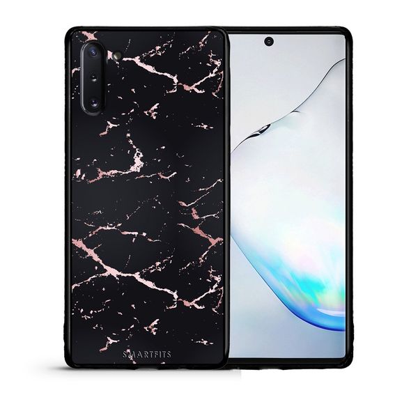 Smartfits Smartfits Marble Black Rosegold - Samsung Note 10 θήκη