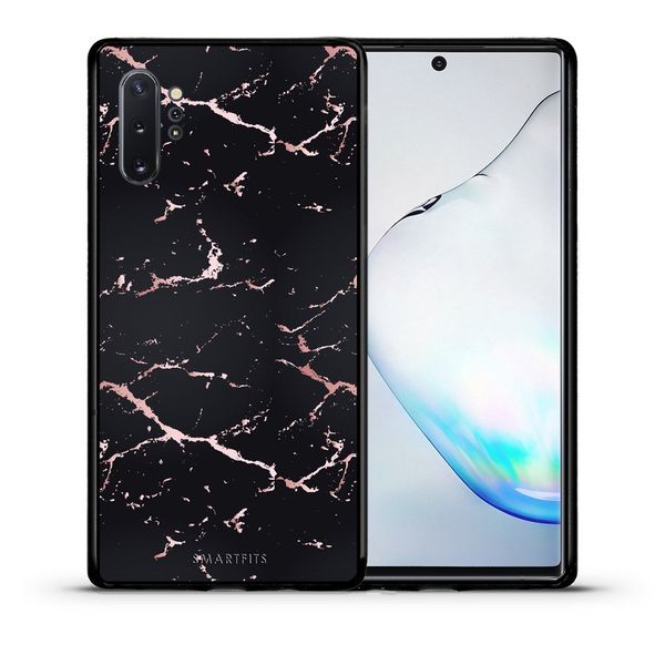 Smartfits Smartfits Marble Black Rosegold - Samsung Note 10+ θήκη