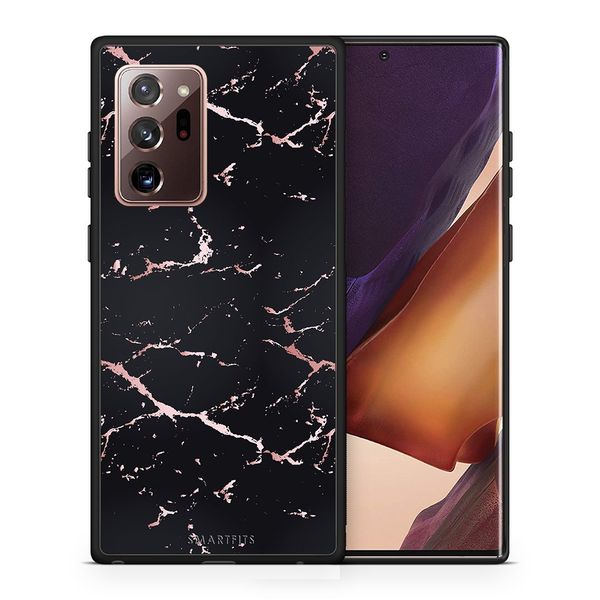 Smartfits Smartfits Marble Black Rosegold - Samsung Note 20 Ultra θήκη