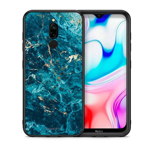 Smartfits Smartfits Marble Blue - Xiaomi Redmi 8 θήκη Θήκη Κινητού