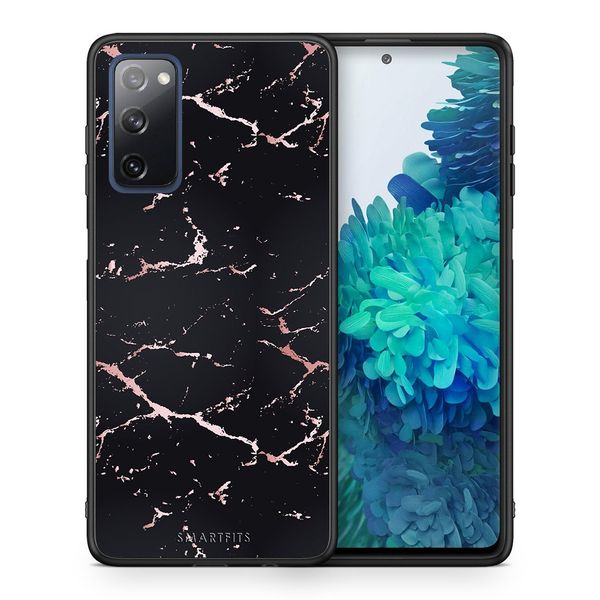 Smartfits Smartfits Marble Black Rosegold - Samsung S20 FE θήκη Θήκη Κινητού