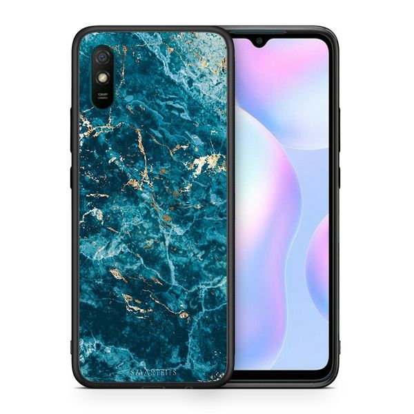 Smartfits Smartfits Marble Blue - Xiaomi Redmi 9A/9AT θήκη Θήκη Κινητού