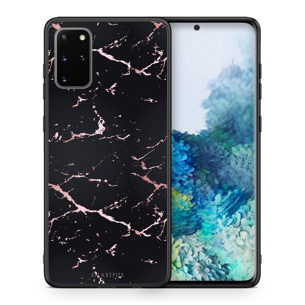 Smartfits Smartfits Marble Black Rosegold - Samsung S20+ θήκη Θήκη Κινητού