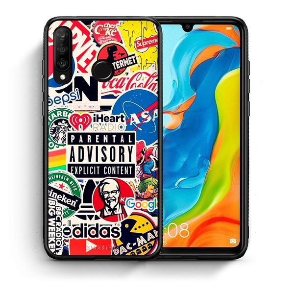 Smartfits Smartfits Parental Advisory - Huawei P30 Lite θήκη Θήκη Κινητού