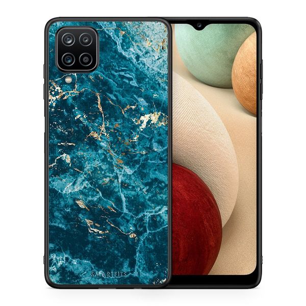 Smartfits Smartfits Marble Blue - Samsung A12 θήκη