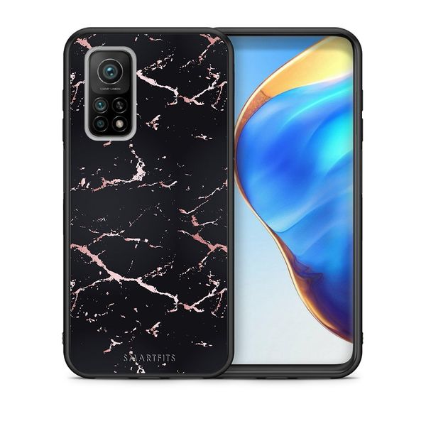 Smartfits Smartfits Marble Black Rosegold - Xiaomi Mi 10T/10T Pro θήκη