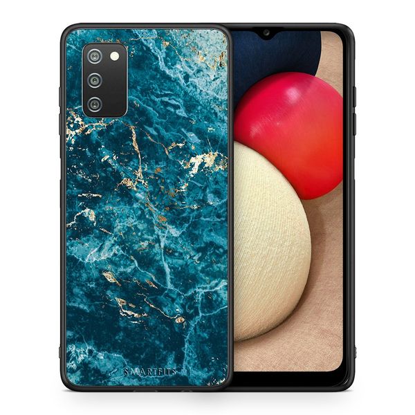 Smartfits Smartfits Marble Blue - Samsung A02s/M02s/F02s θήκη