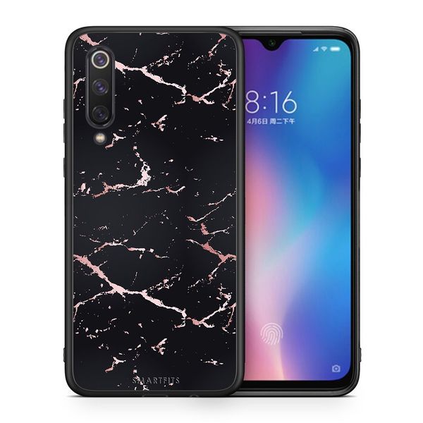 Smartfits Smartfits Marble Black Rosegold - Xiaomi Mi 9 SE θήκη