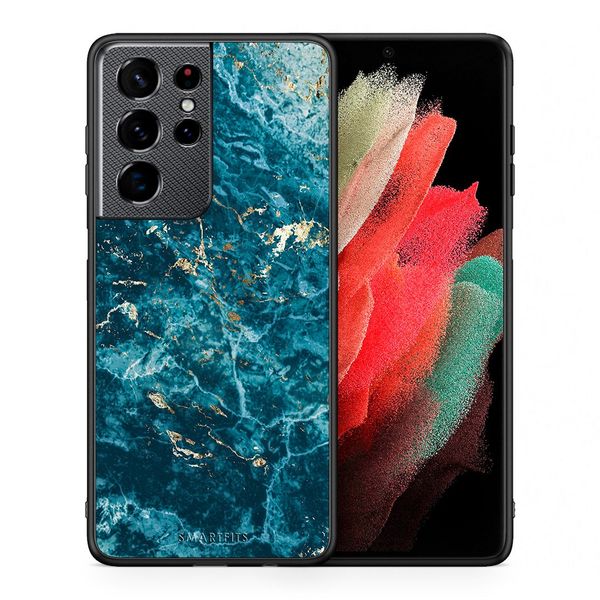 Smartfits Smartfits Marble Blue - Samsung S21 Ultra θήκη