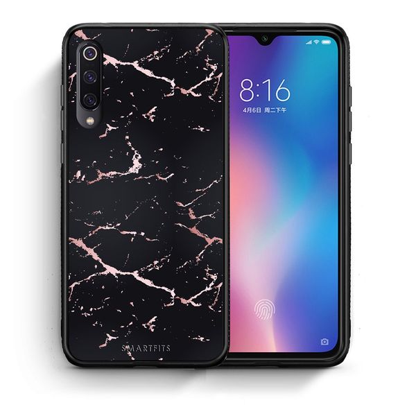 Smartfits Smartfits Marble Black Rosegold - Xiaomi Mi 9 θήκη