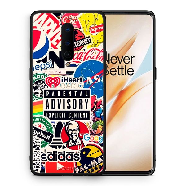 Smartfits Smartfits Parental Advisory - OnePlus 8 θήκη