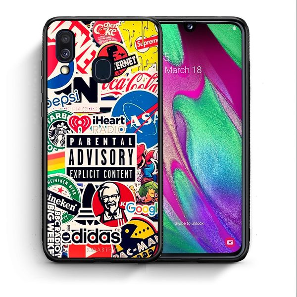 Smartfits Smartfits Parental Advisory - Samsung A40 θήκη