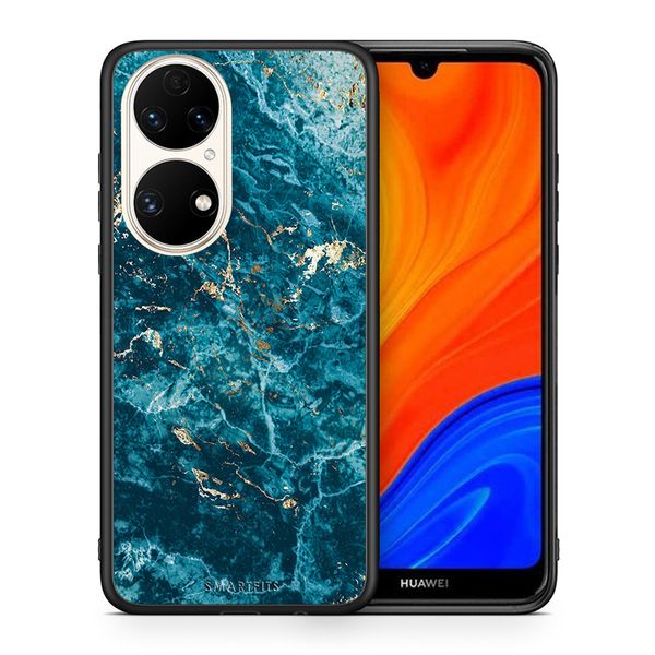 Smartfits Smartfits Marble Blue - Huawei P50 θήκη