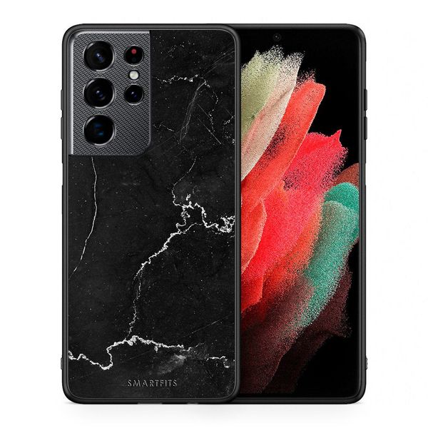 Smartfits Marble Black - Samsung S21 Ultra θήκη