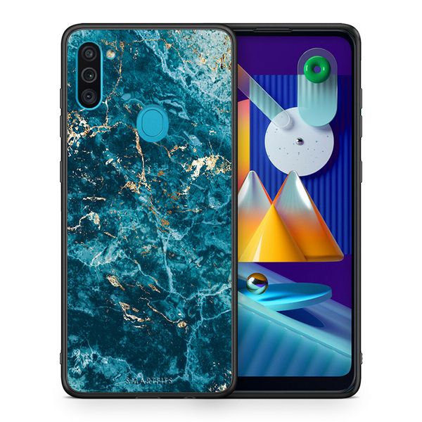 Smartfits Smartfits Marble Blue - Samsung A11/M11 θήκη