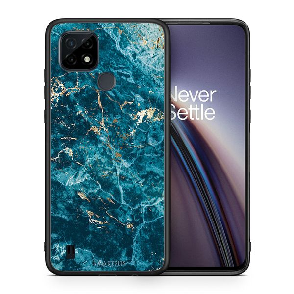 Smartfits Smartfits Marble Blue - Realme C21 θήκη