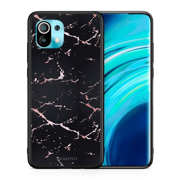 Smartfits Smartfits Marble Black Rosegold - Xiaomi Mi 11/11 Pro θήκη