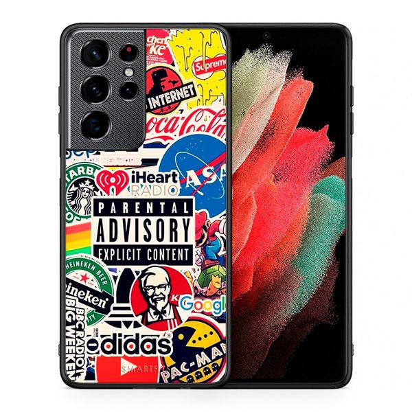 Smartfits Smartfits Parental Advisory - Samsung S21 Ultra θήκη