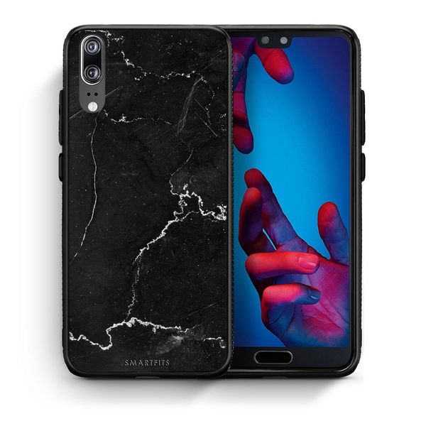 Smartfits Smartfits Marble Black - Huawei P20 θήκη