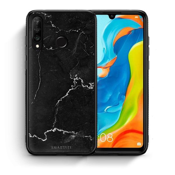 Smartfits Smartfits Marble Black - Huawei P30 Lite θήκη