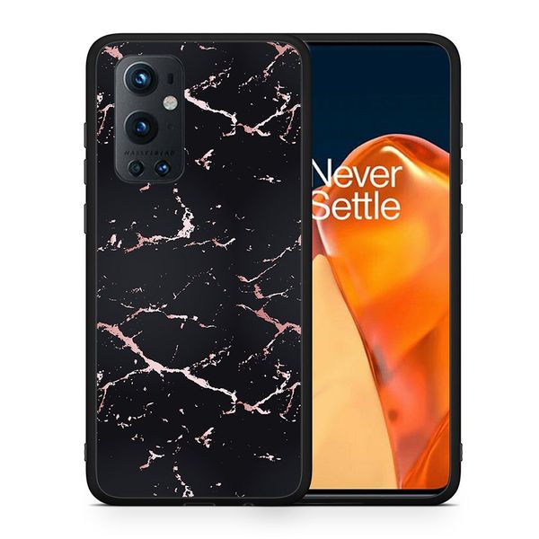 Smartfits Smartfits Marble Black Rosegold - OnePlus 9 Pro θήκη