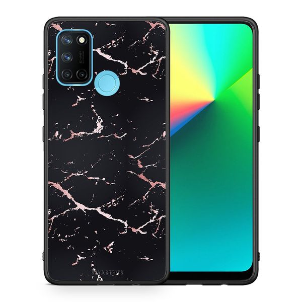 Smartfits Smartfits Marble Black Rosegold - Realme 7i θήκη