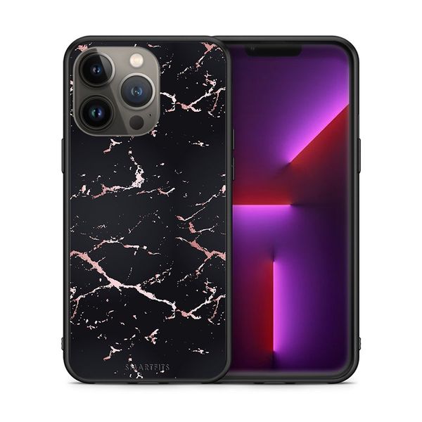 Smartfits Smartfits Marble Black Rosegold - iPhone 13 Pro Max θήκη