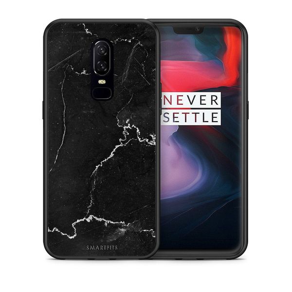 Smartfits Smartfits Marble Black - OnePlus 6 θήκη