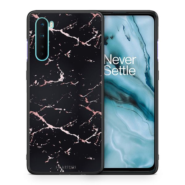Smartfits Smartfits Marble Black Rosegold - OnePlus Nord 5G θήκη