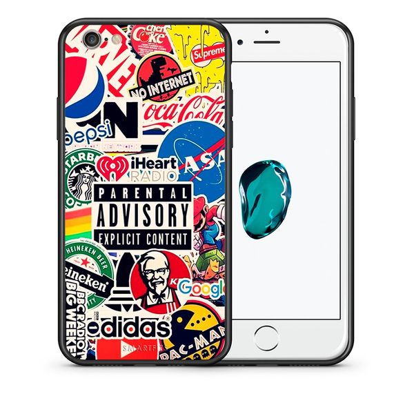 Smartfits Smartfits Parental Advisory - iPhone 7/8/SE 2020 θήκη