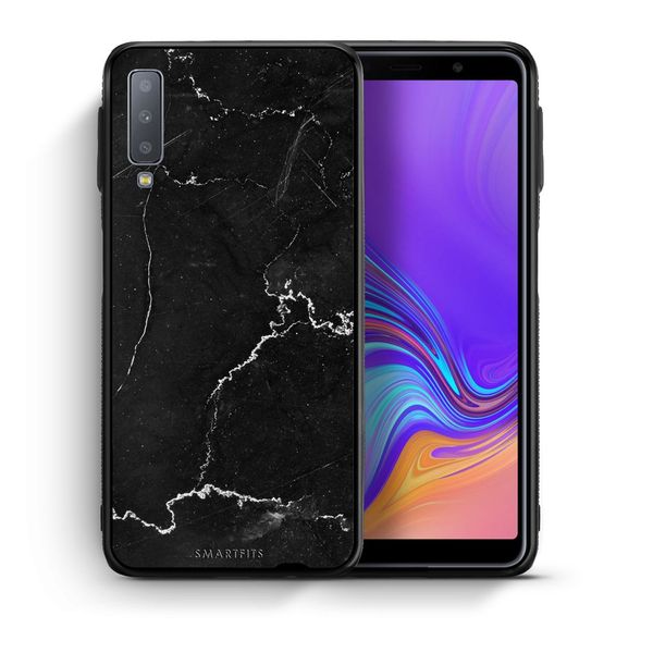 Smartfits Marble Black - Samsung A7 2018 θήκη